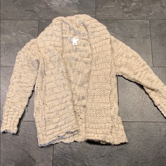 Motherhood Maternity Sweaters - Motherhood Cream cardigan sweater